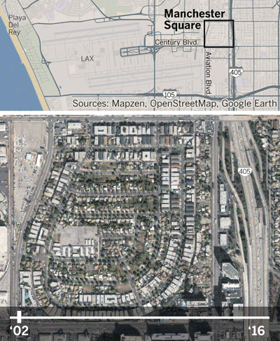 Animated map of disappearing Manchester Square neighborhood